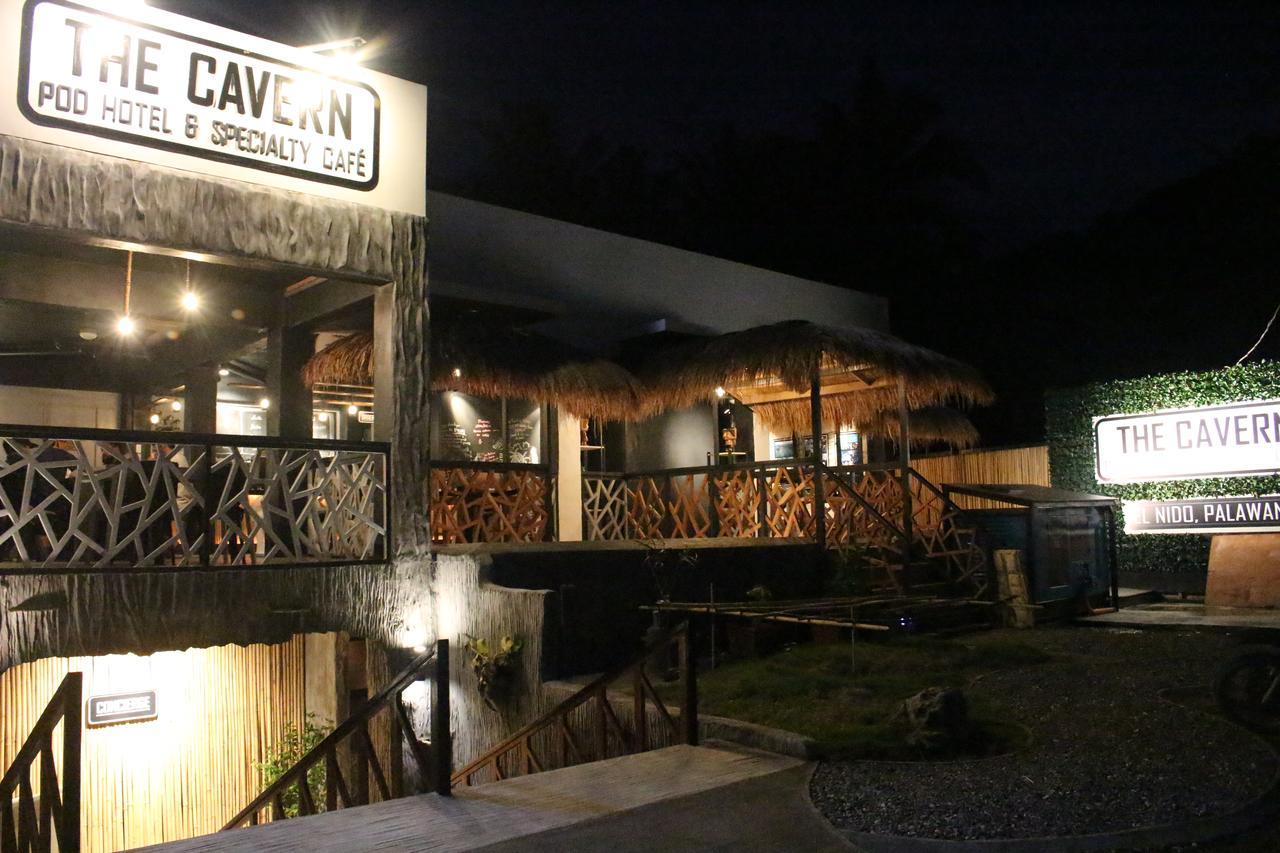 The Cavern Pod Hotel & Specialty Cafe El Nido Buitenkant foto