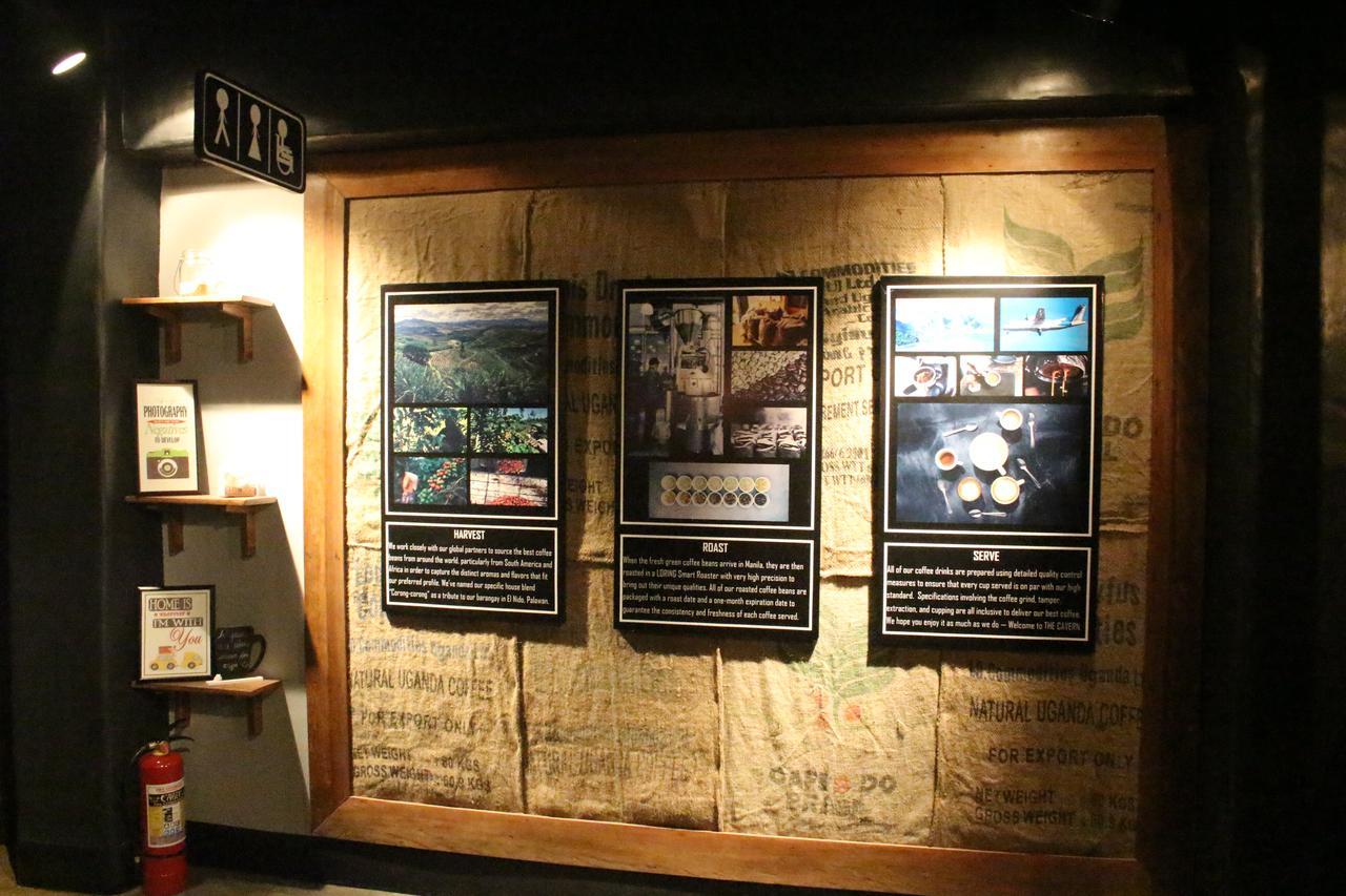 The Cavern Pod Hotel & Specialty Cafe El Nido Buitenkant foto