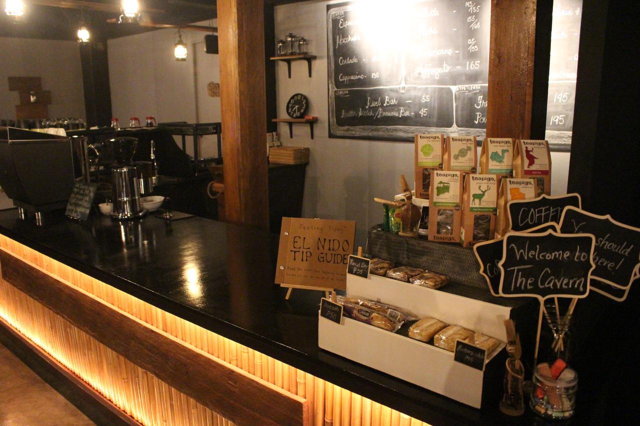 The Cavern Pod Hotel & Specialty Cafe El Nido Buitenkant foto